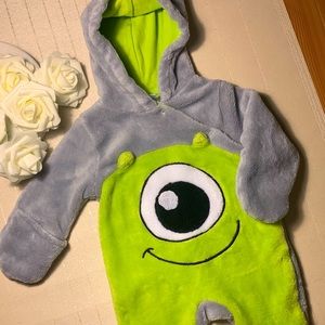 Disney Baby Monsters Inc Fleece Hood Pram 0-3m